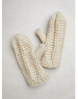 Brecken Ecru Knit Mittens