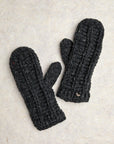 Brecken Charcoal Knit Mittens