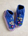 Color Block Blue Slippers