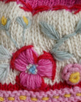 Color Block Pink Mittens