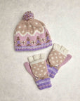 Alpine Villa Lavender Convertible Knit Mittens