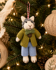 Béatrice the Forager – Hand-Felted Ornament