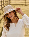 Fleur Natural Sun Hat UPF 35