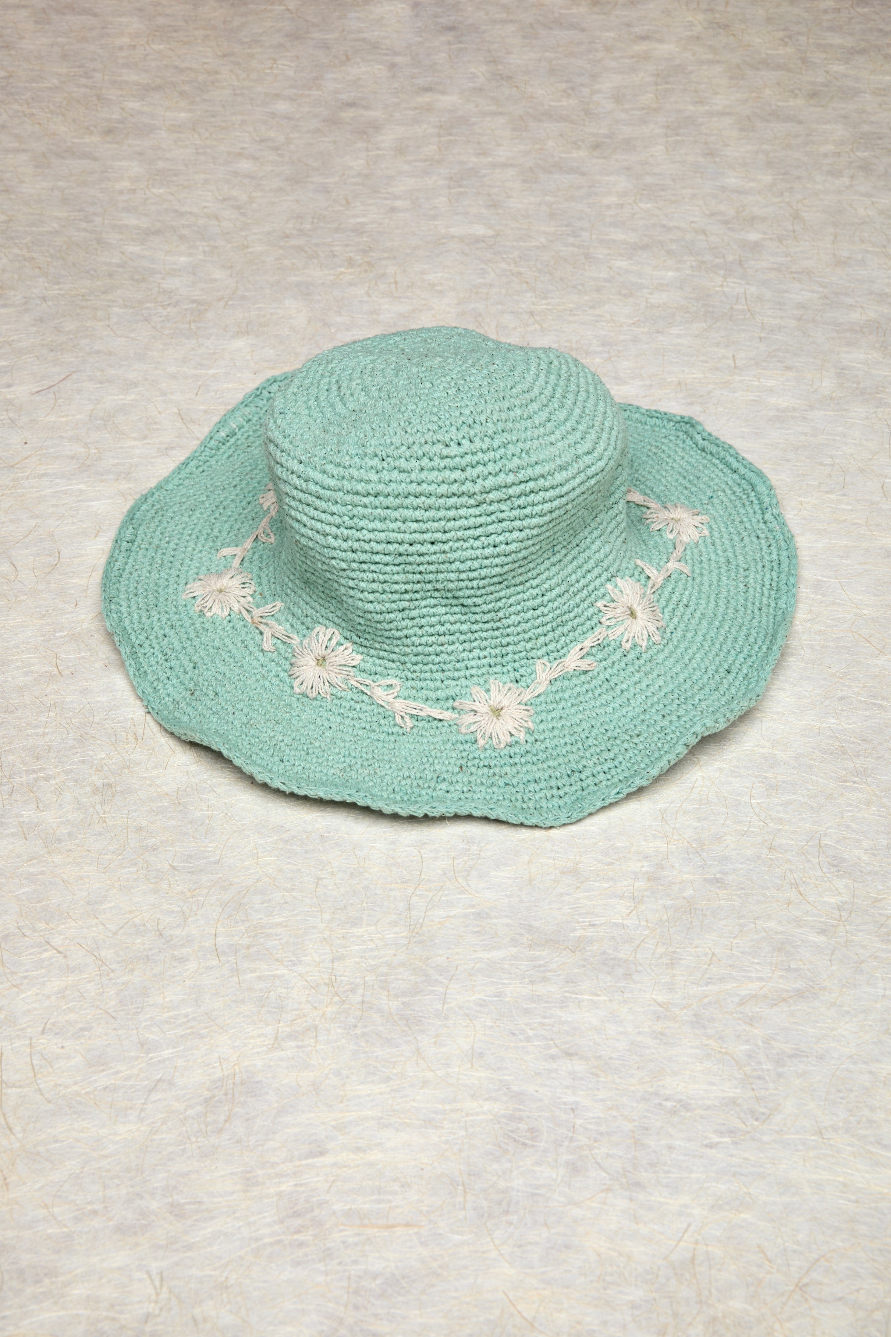 Fleur Seafoam Sun Hat UPF 35