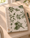 Garden Flight Botanical Journal with Hand-Knit Spine