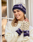 Nautical Appliqué Knit Beanie - Blue