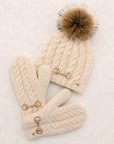 Equestrian Ecru Knit Beanie
