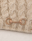 Equestrian Ecru Knit Beanie