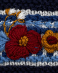 Color Block Embroidered Knit Headband - Nantucket Winter