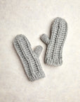 Brecken Gray Knit Mittens