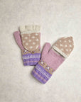 Alpine Villa Lavender Convertible Knit Mittens