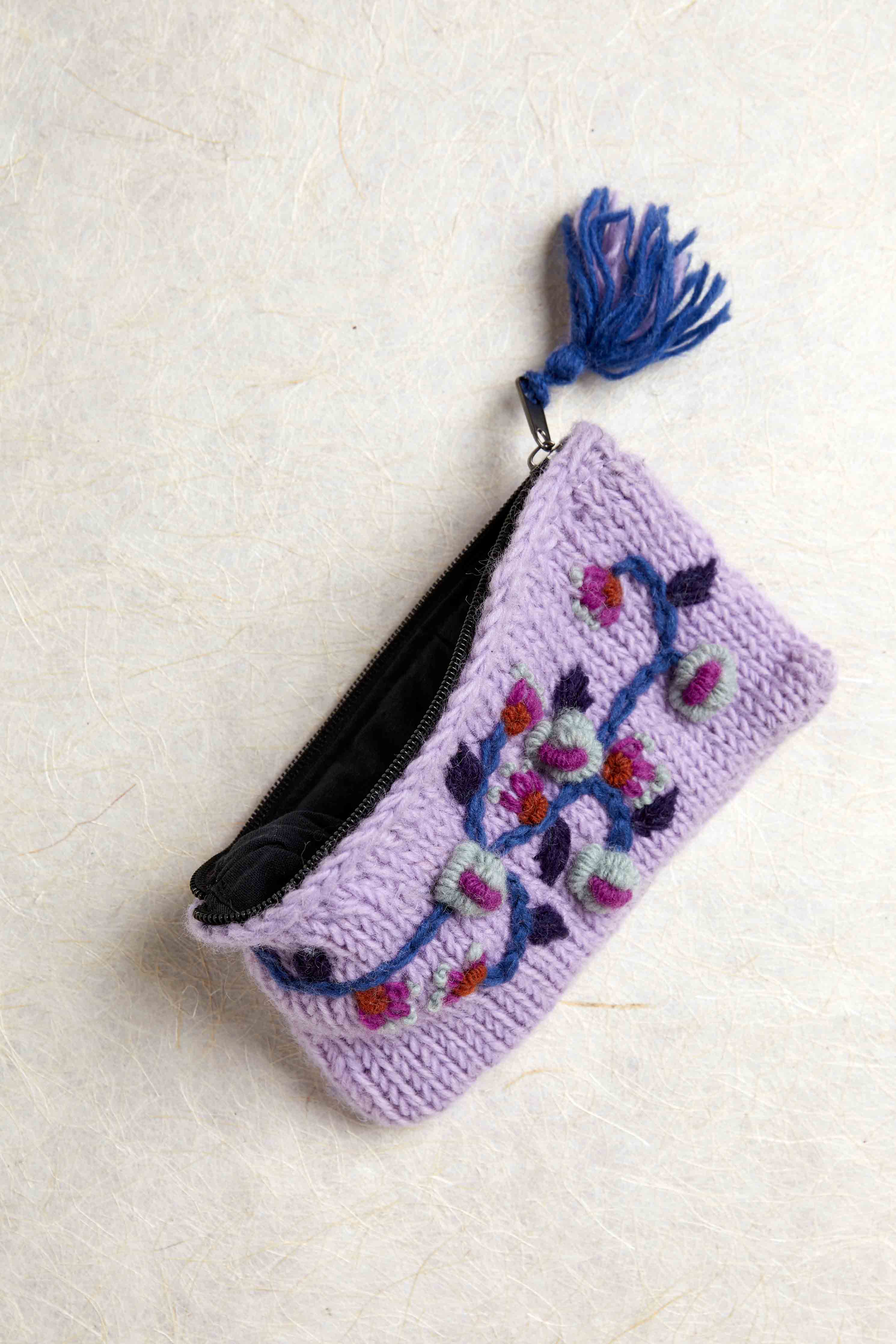 Flora Lavender Jewelry Pouch