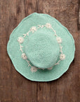Fleur Seafoam Sun Hat UPF 35
