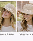 Fleur Natural Sun Hat UPF 35